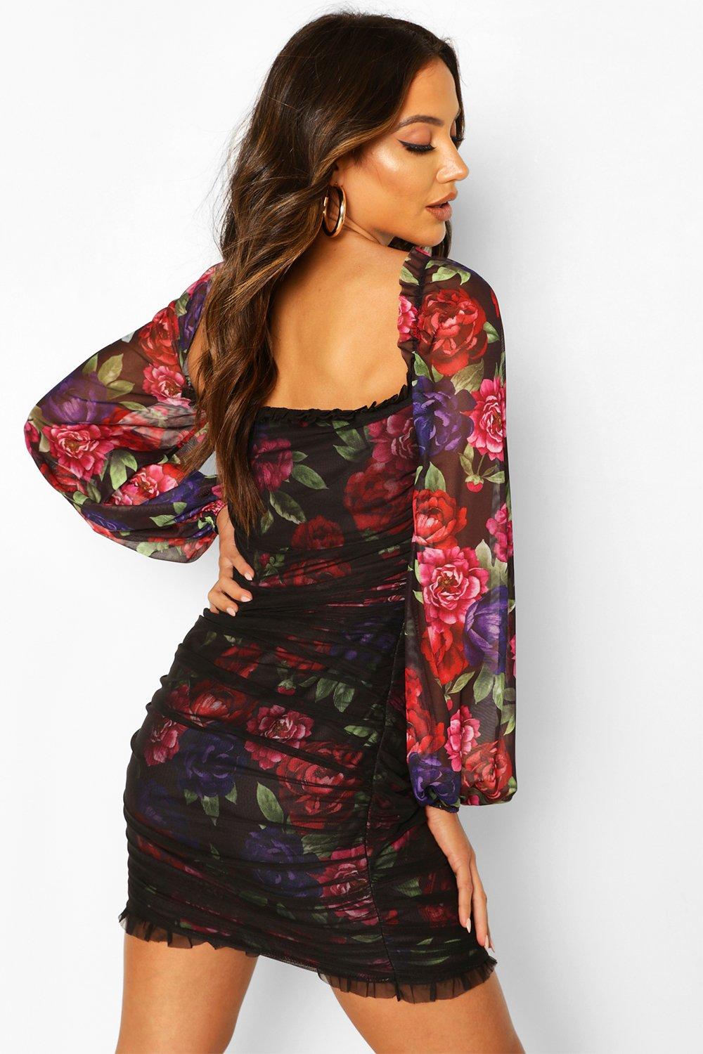 robe manche longue bouffante