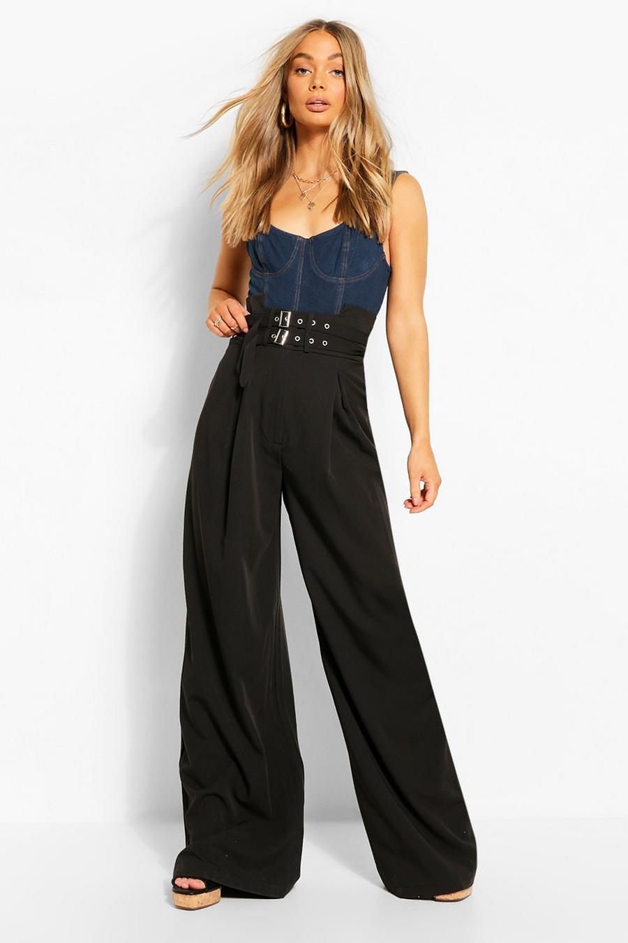 Double Buckle Wide Leg Trouser image number 1