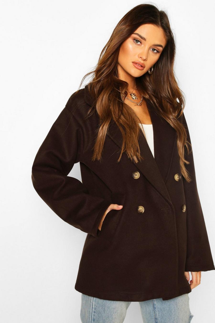 Double Breasted Wool Look Coat image number 1