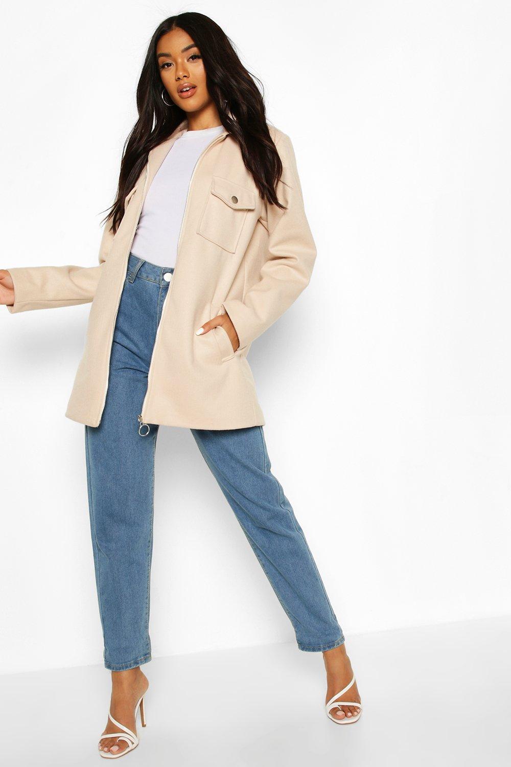 Women's utility shirt jacket hotsell