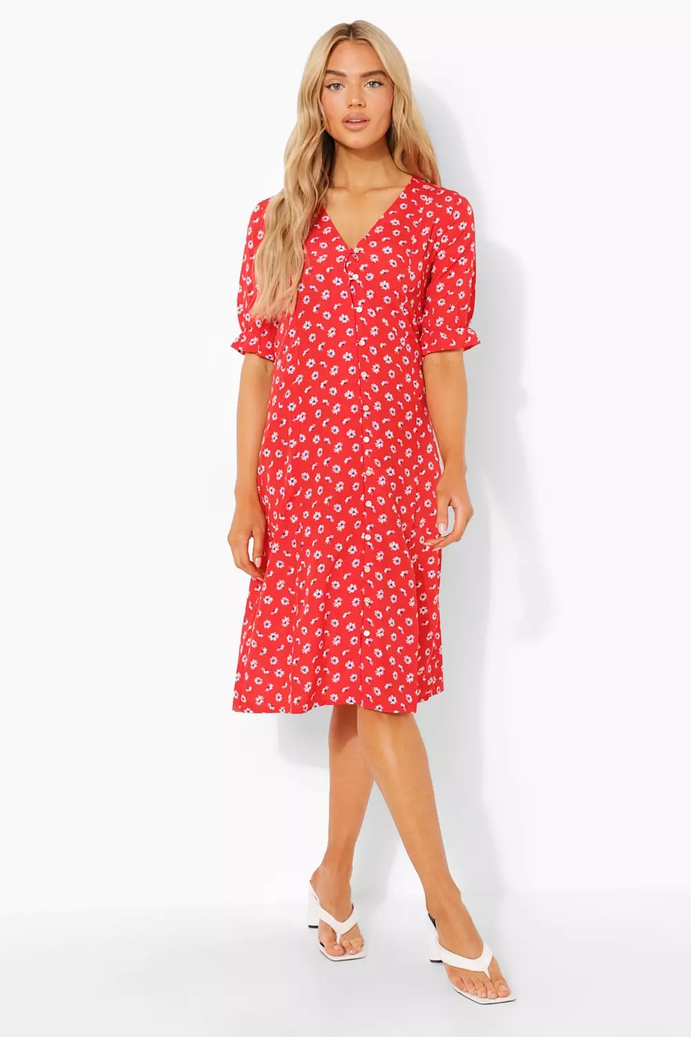 Auguste daisy love midi sales dress