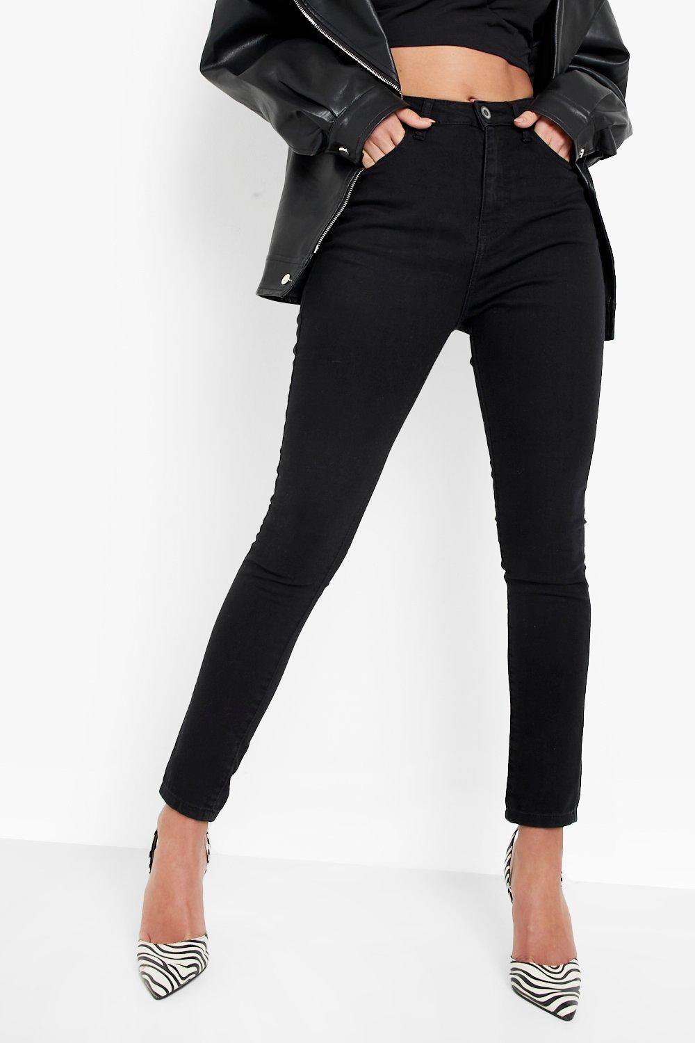 Boohoo high waisted jeans hotsell