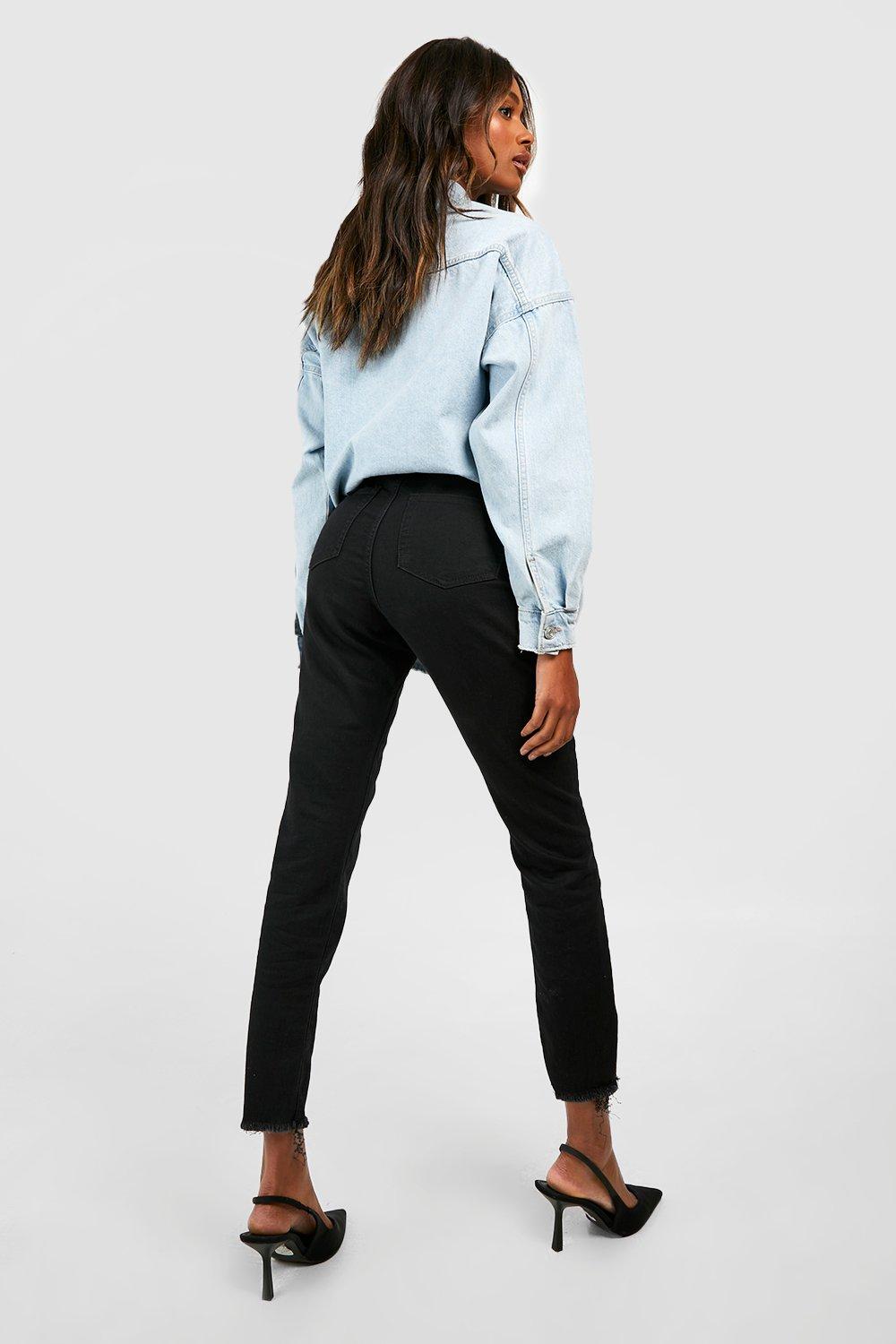 Black ripped sales jeans nz