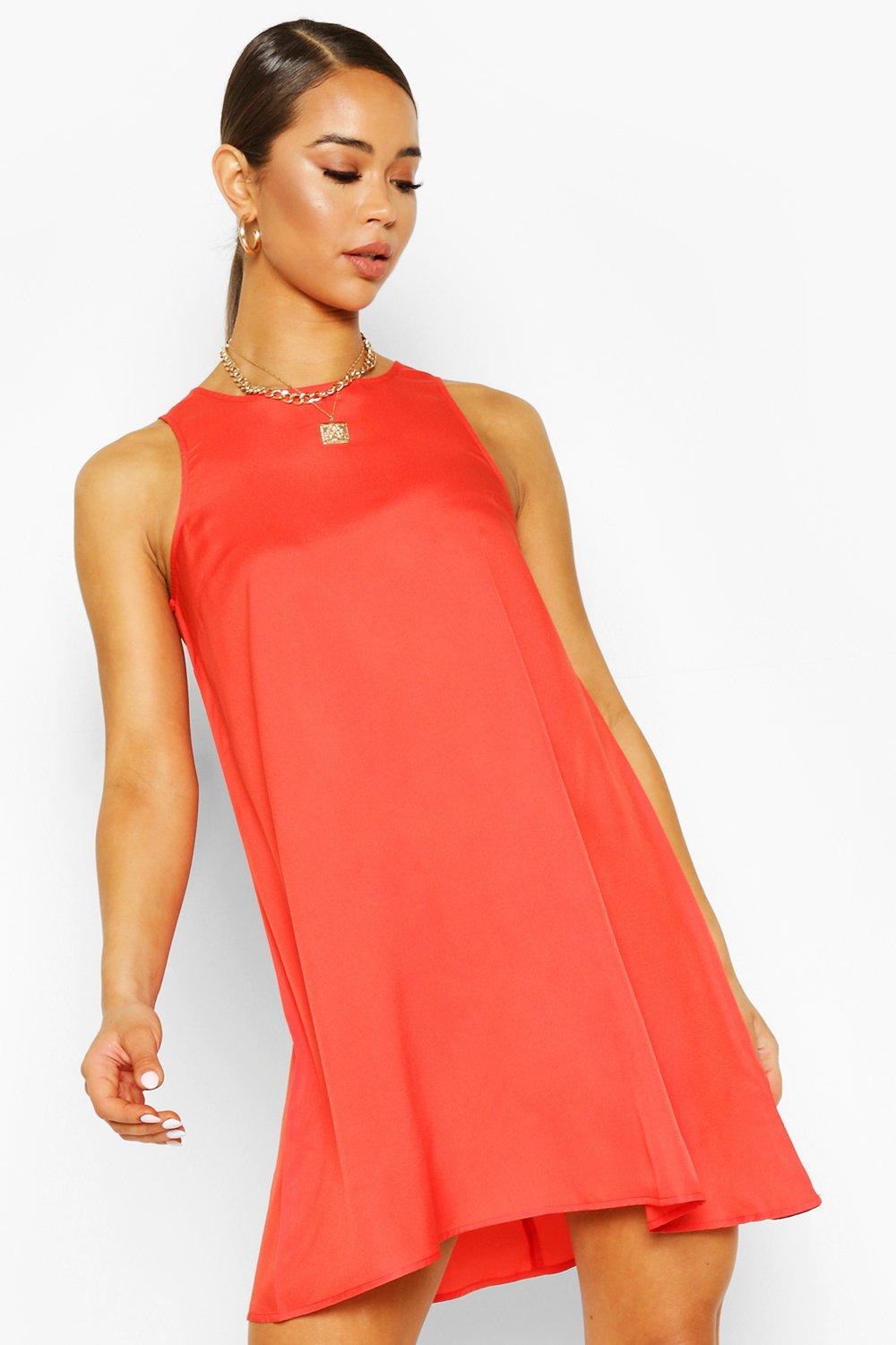 robe droite col rond