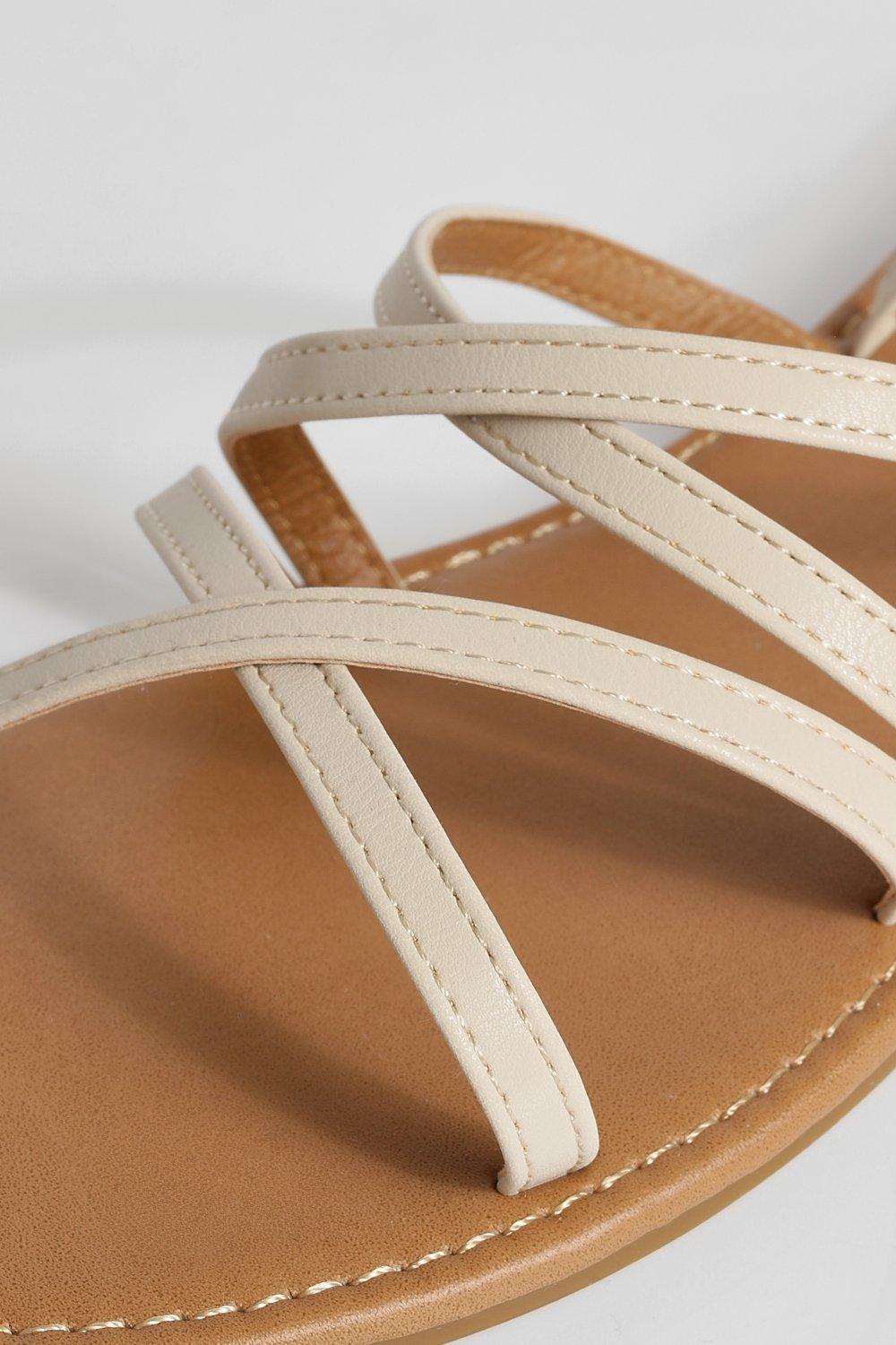 Flat strappy sandals uk best sale