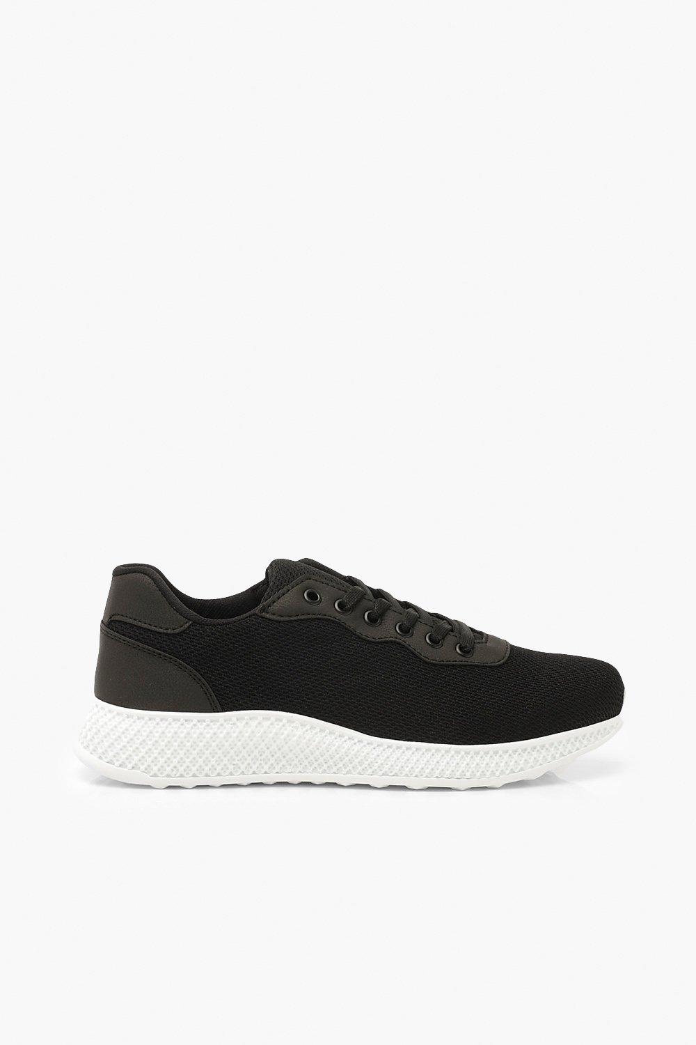 Basic deals black trainers