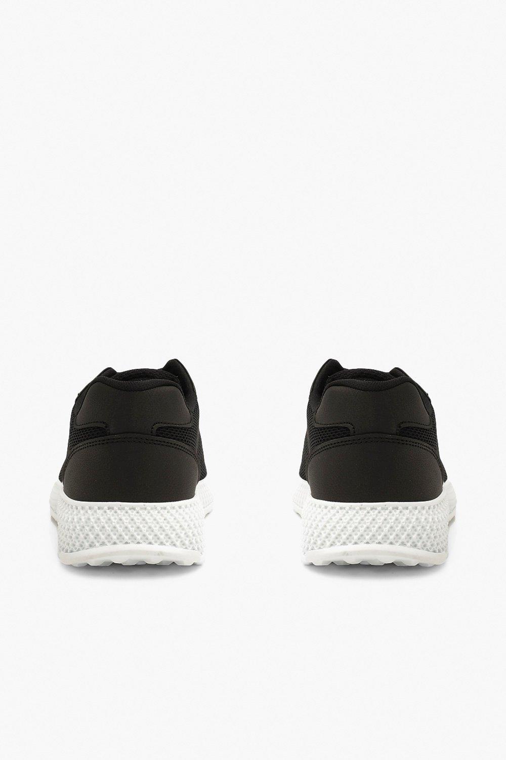 Basic sale black trainers