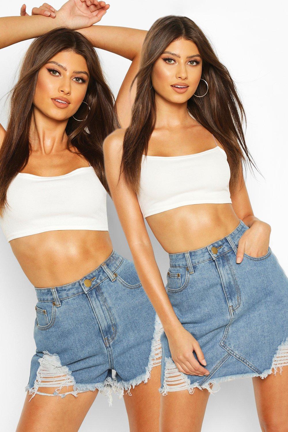 short denim skirts uk