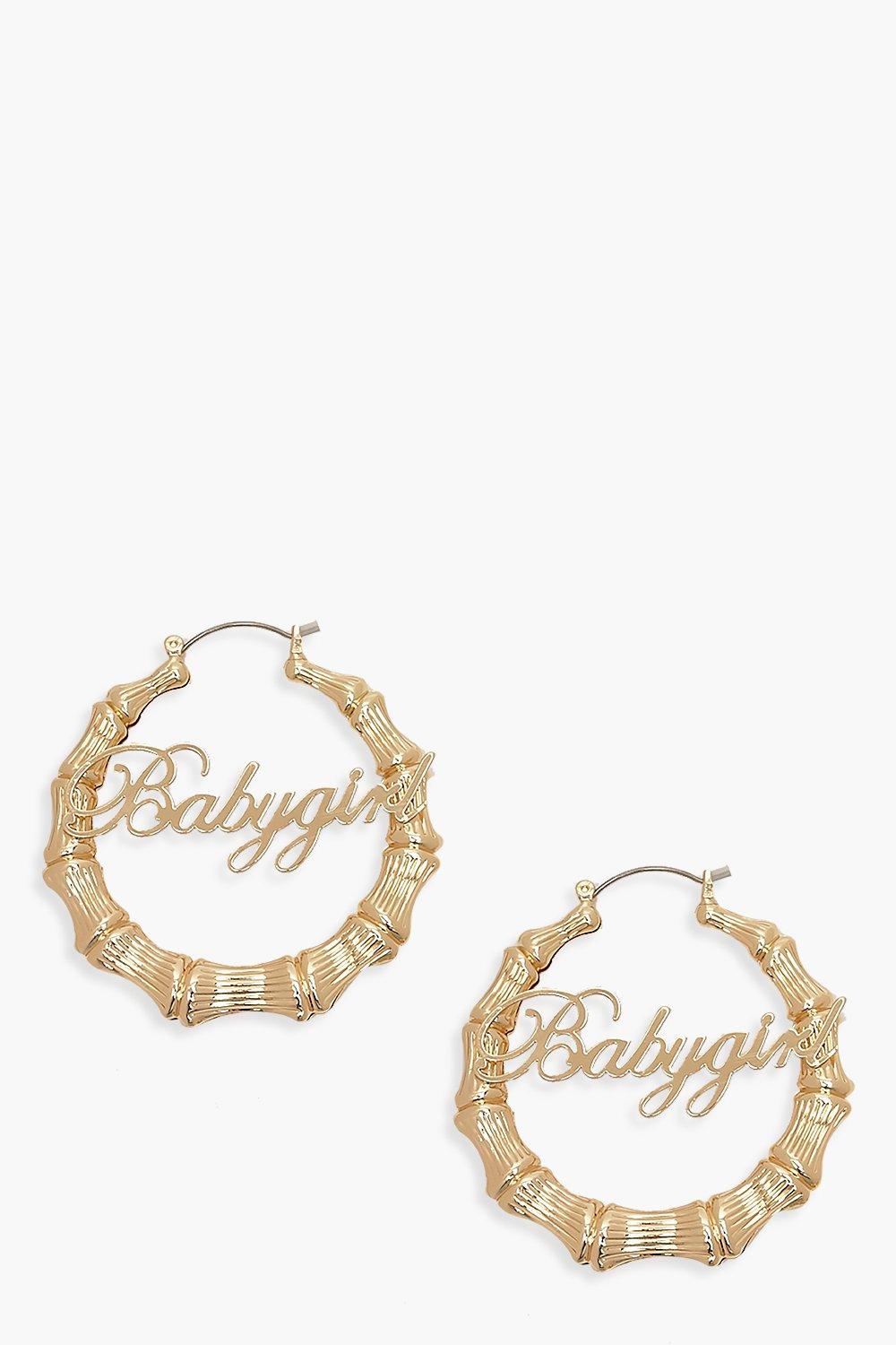 Baby girl hot sale bamboo earrings