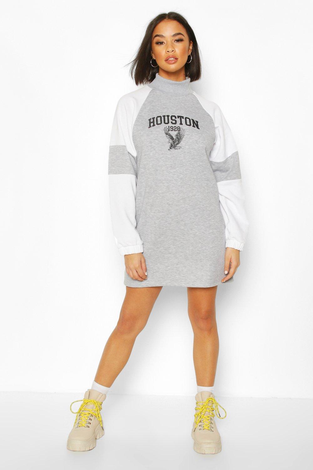 boohoo sweatshirt dress