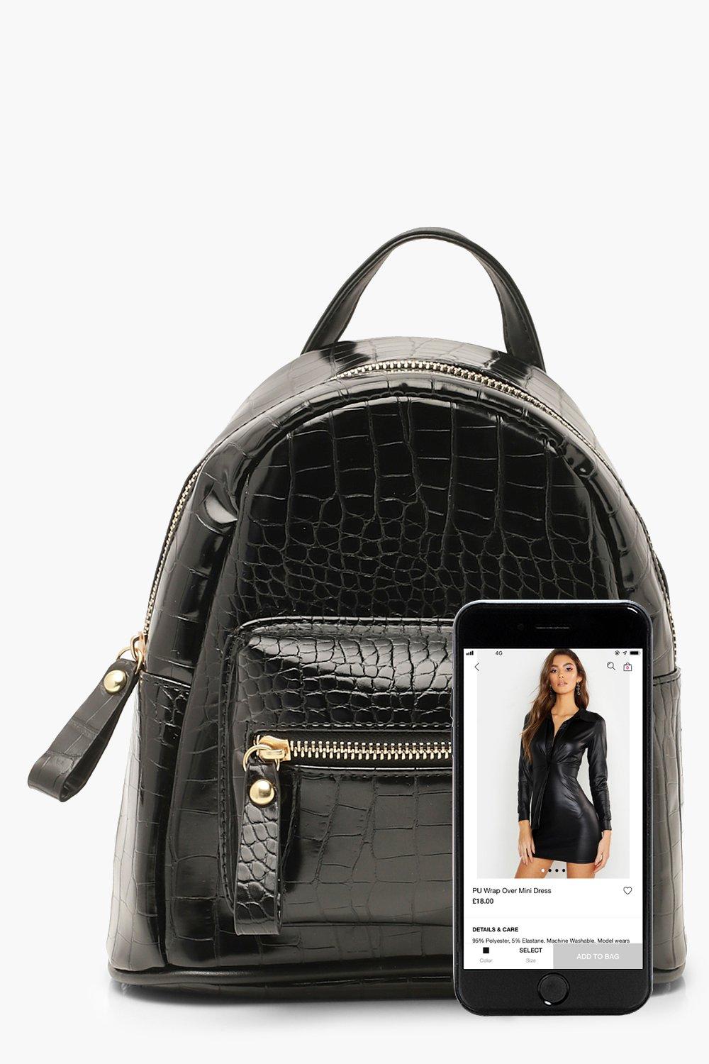 Mini cheap backpack boohoo