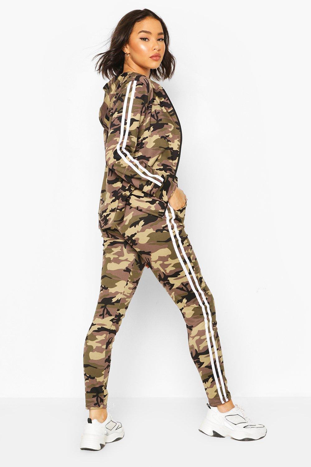 Camo side 2024 stripe joggers