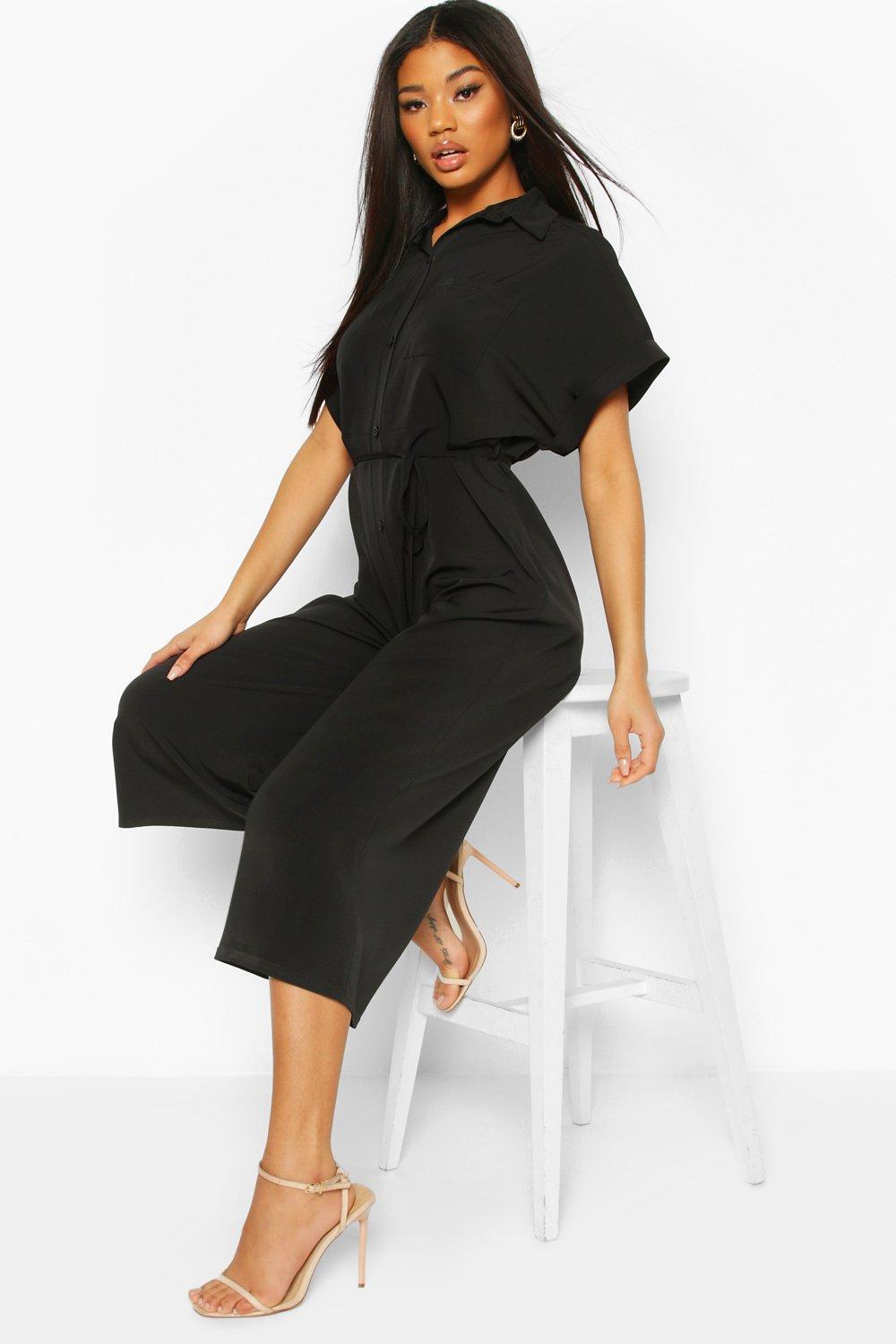 boohoo utility jumpsuit
