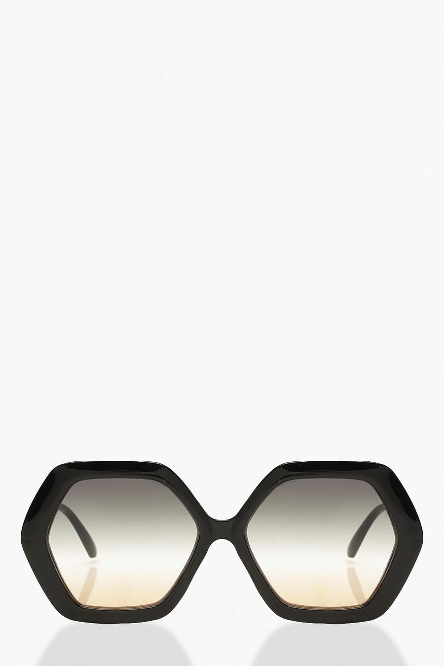 Hexagon Oversized Sunglasses image number 1