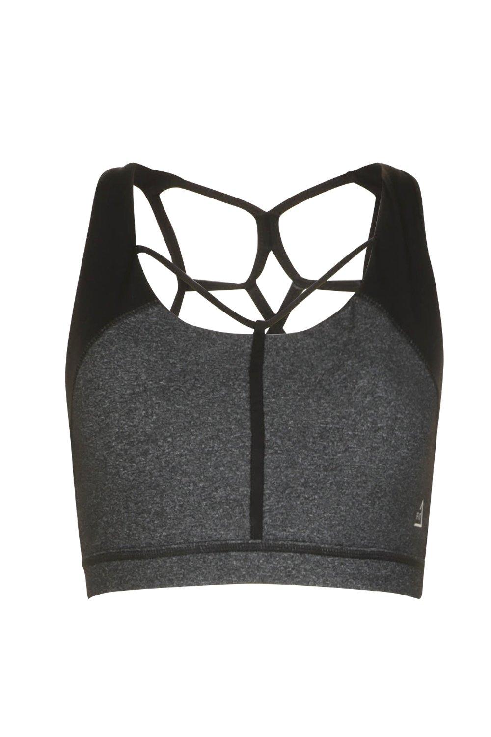 Cross back Bras, Black