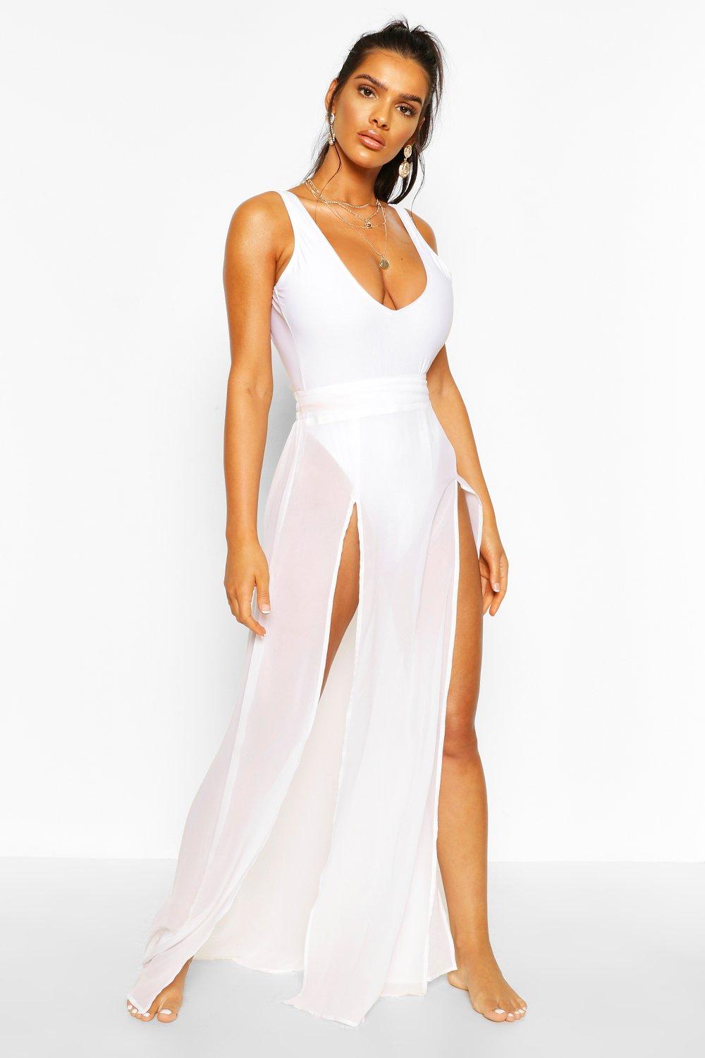 ASOS Super Thigh Split Maxi Dress