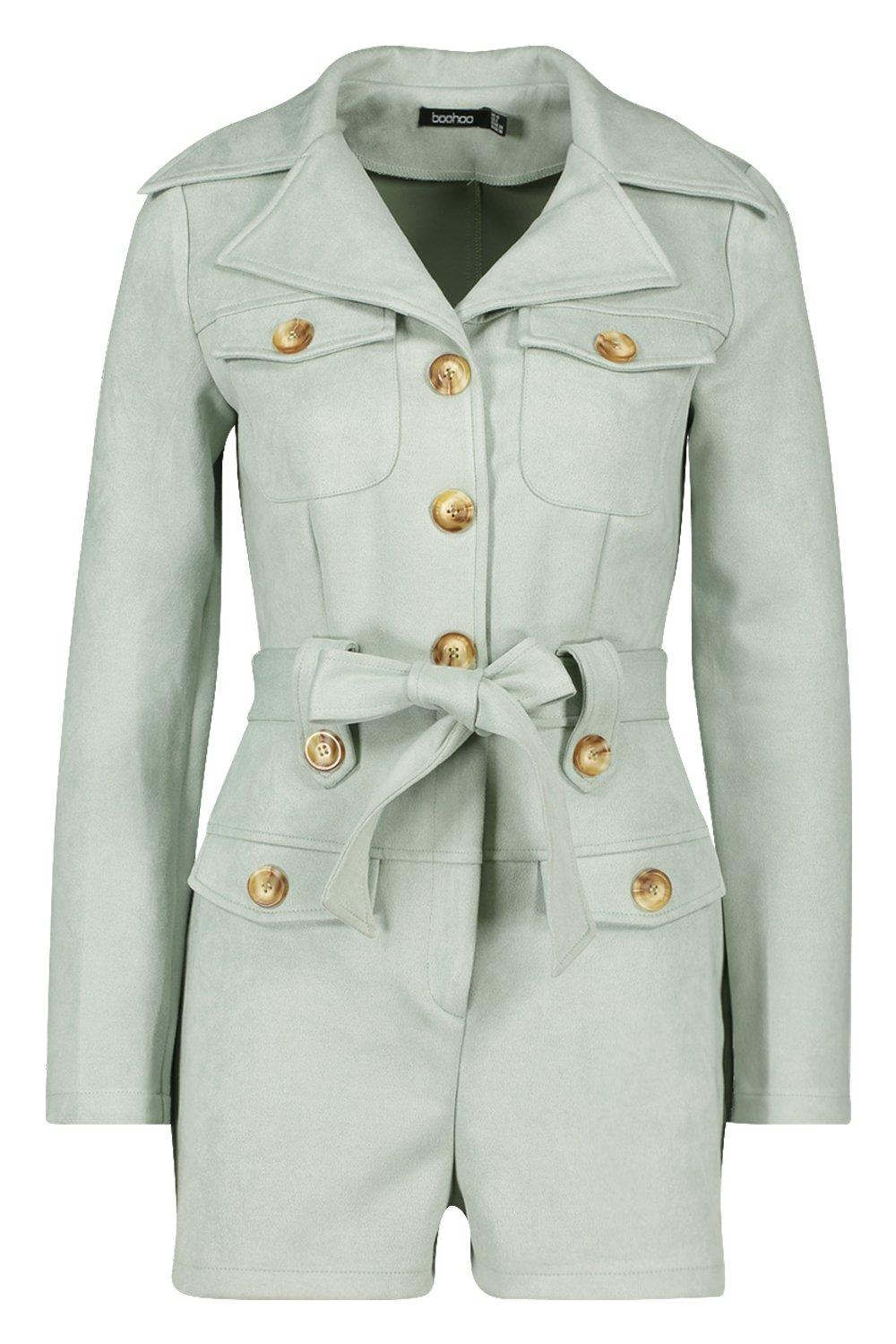 boohoo utility playsuit