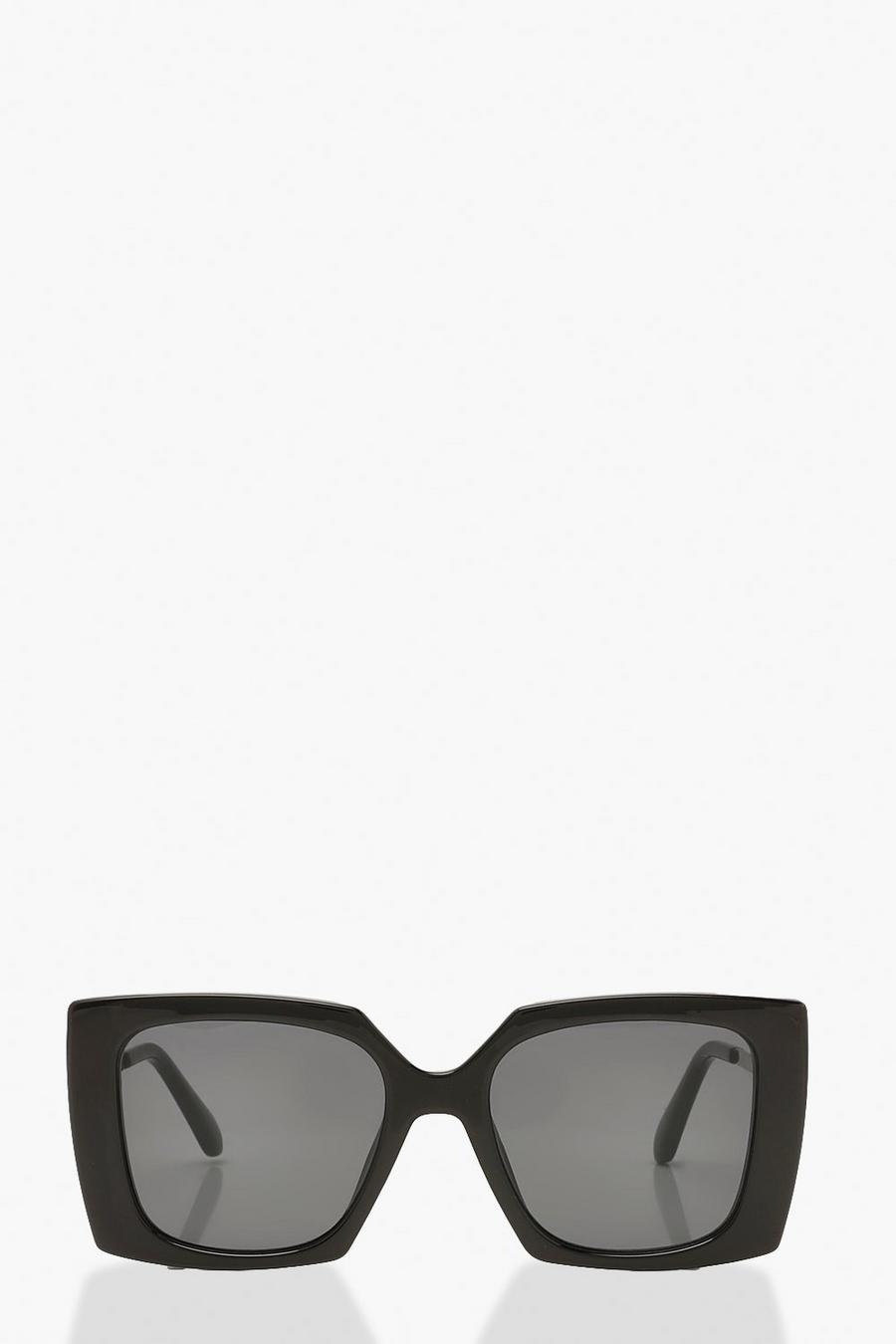 Oversized Sonnenbrille mit eckigen Gläsern image number 1