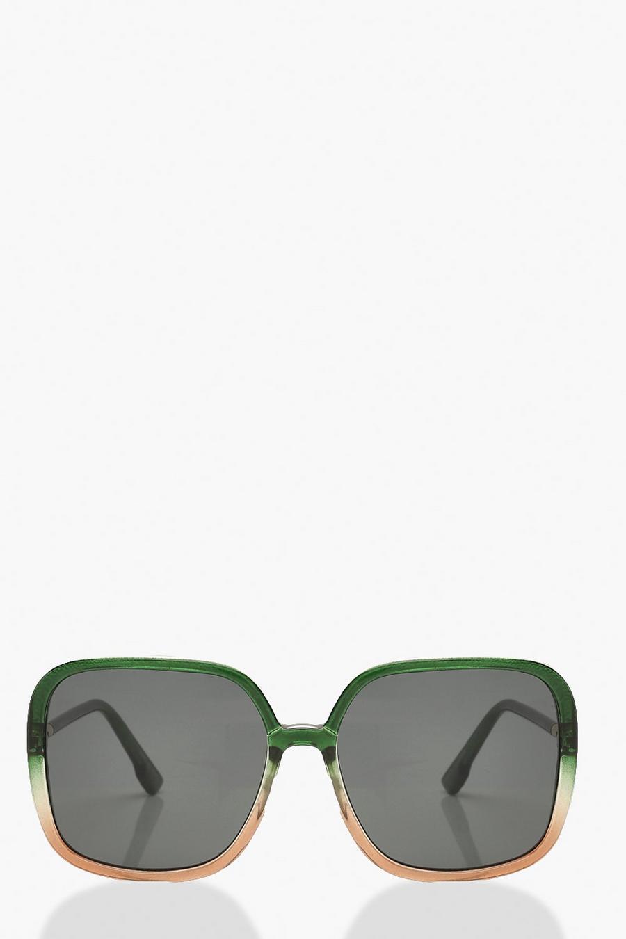 Oversize Sonnenbrille mit Farbverlauf image number 1