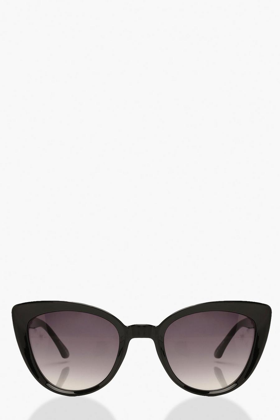 Stora solglasögon med cat eye-bågar i retrostil image number 1