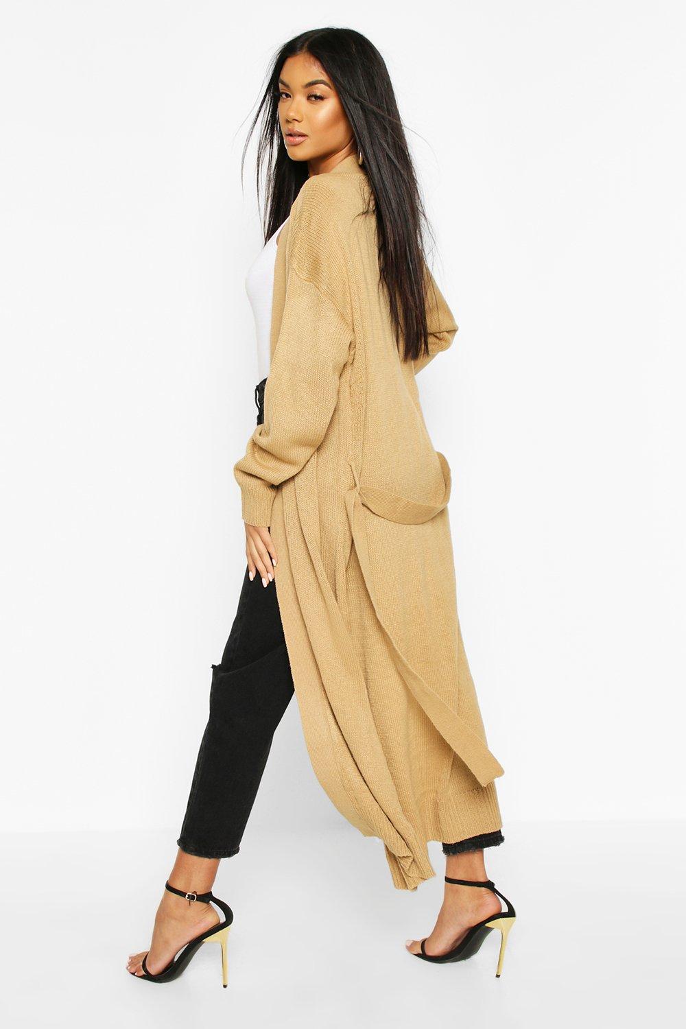 boohoo long cardigan