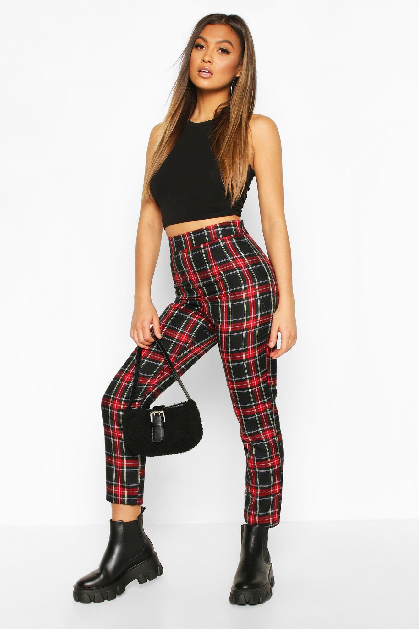 Ankle 2024 plaid pants