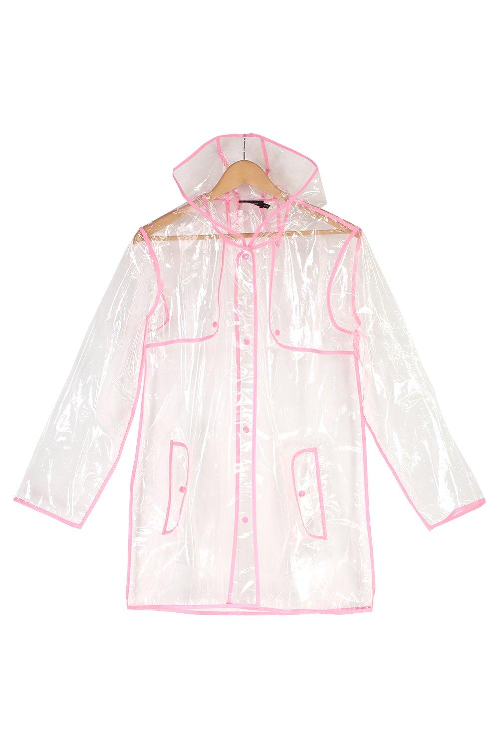 Clear hotsell raincoat boohoo