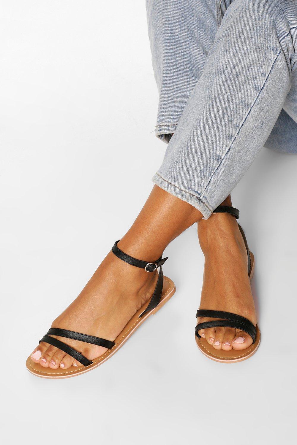 sandales femme compensées noires