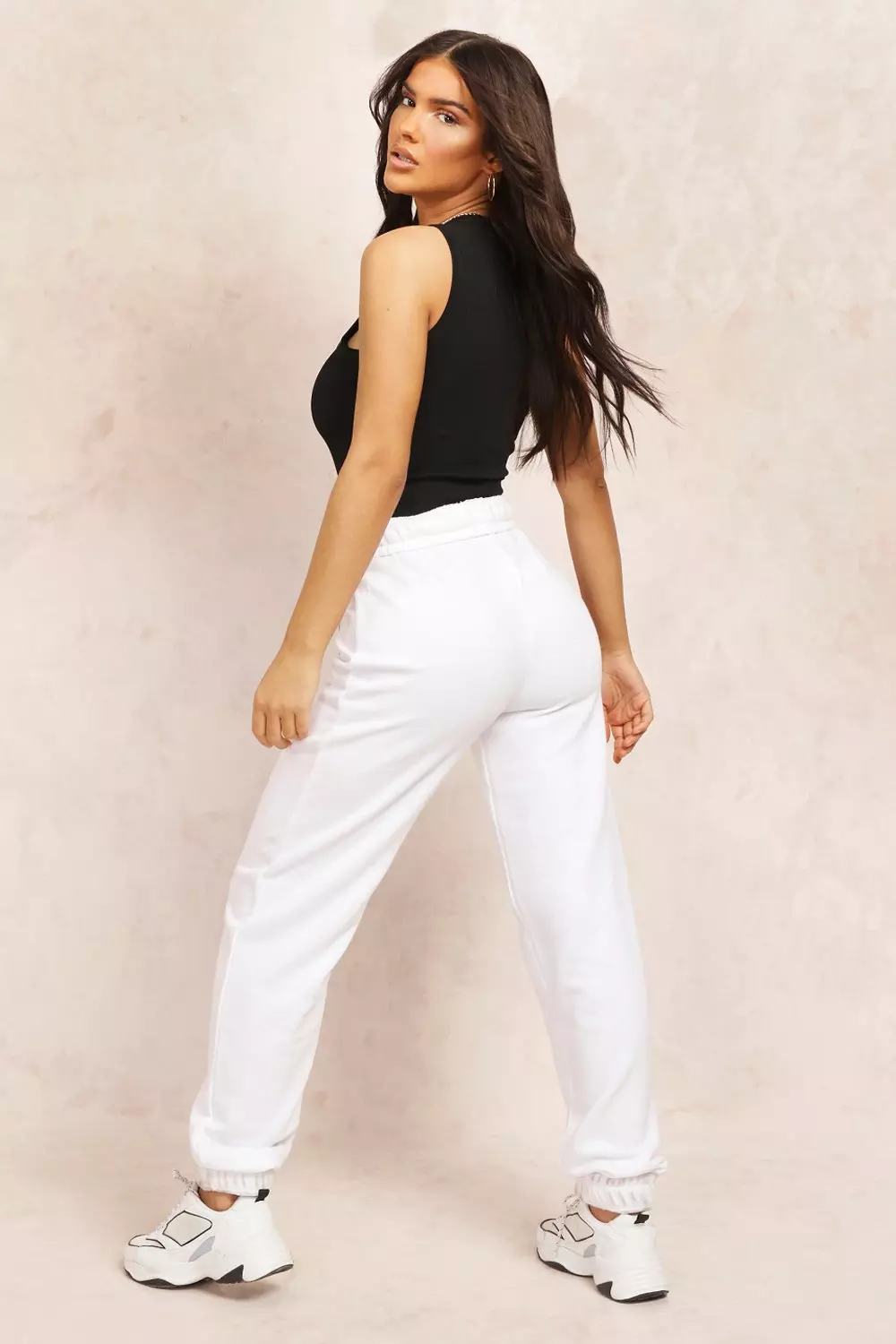Black Mix & Match Edition Rollover Joggers alternative image