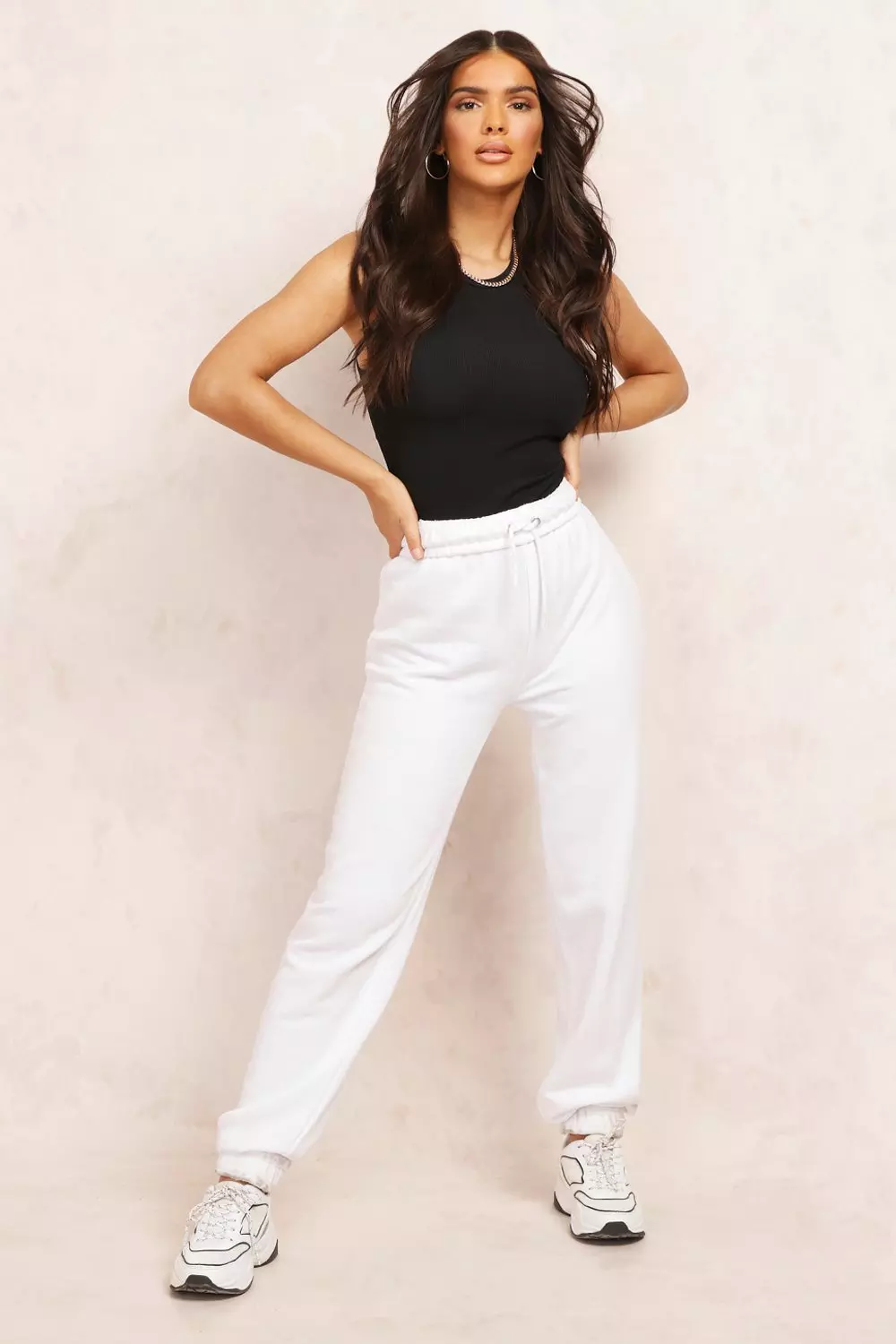 Black Mix & Match Edition Rollover Joggers alternative image