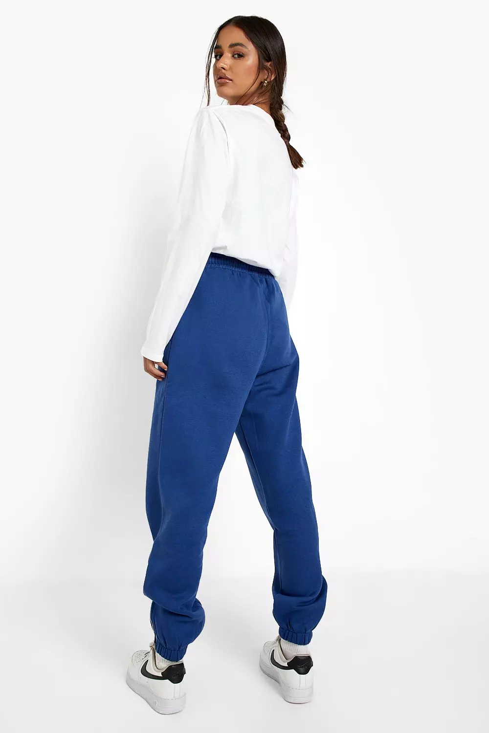 Navy Basic Regular Fit Joggers alternative image