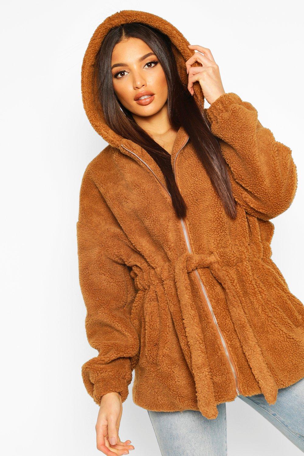 boohoo teddy coat