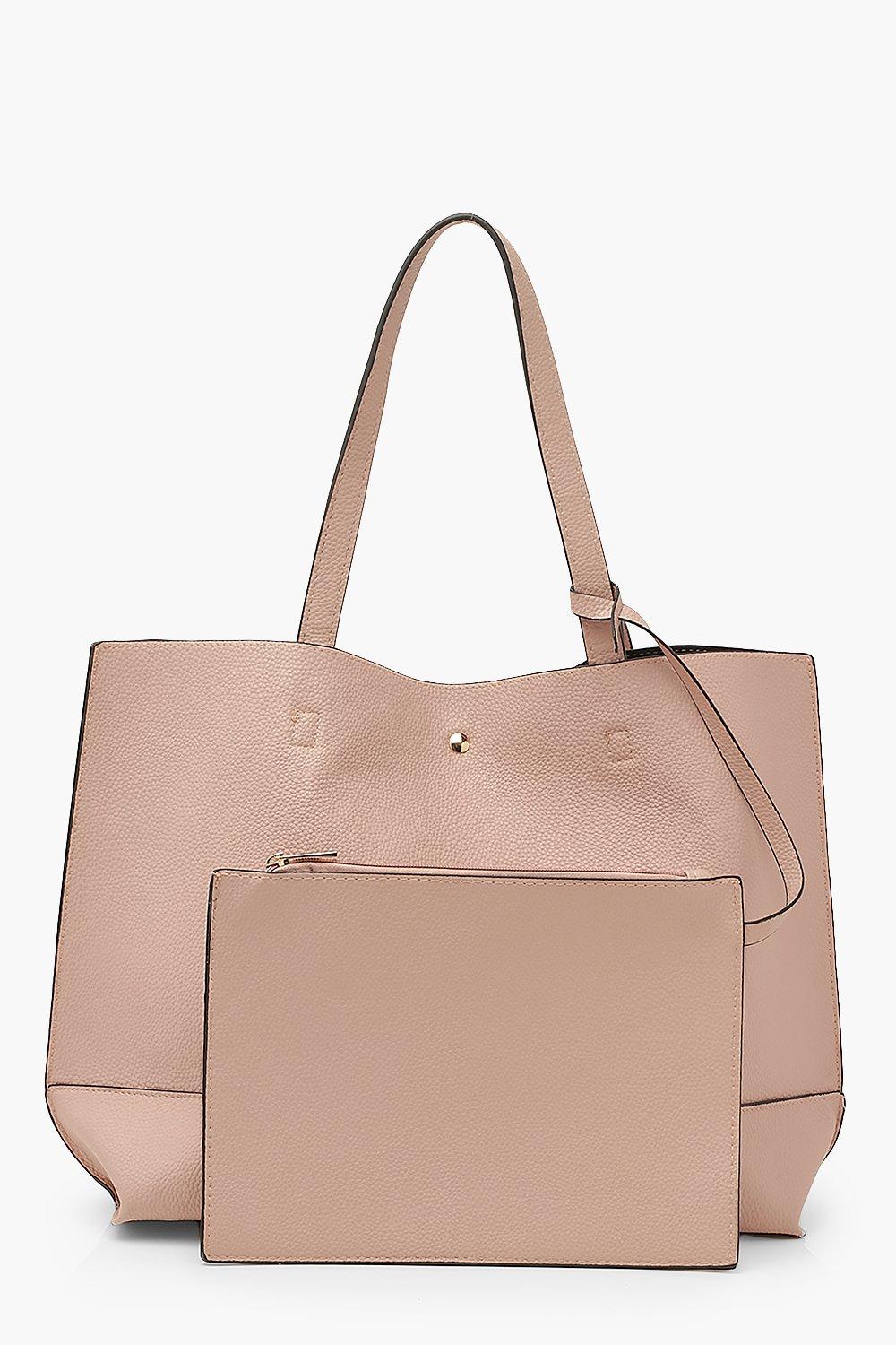 boohoo rose gold bag