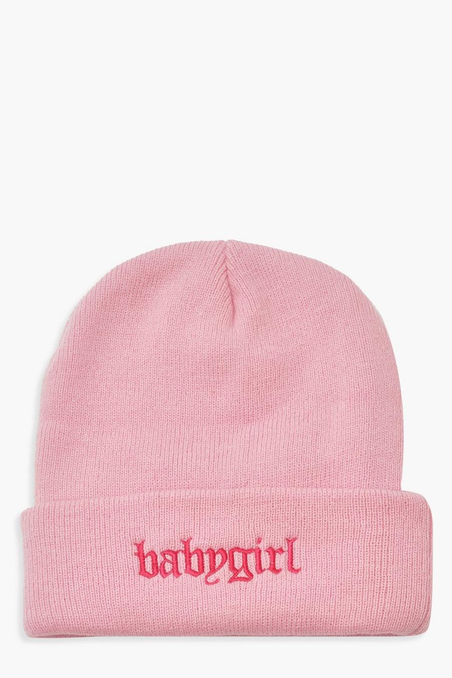 Pink Babygirl Beanie image number 1