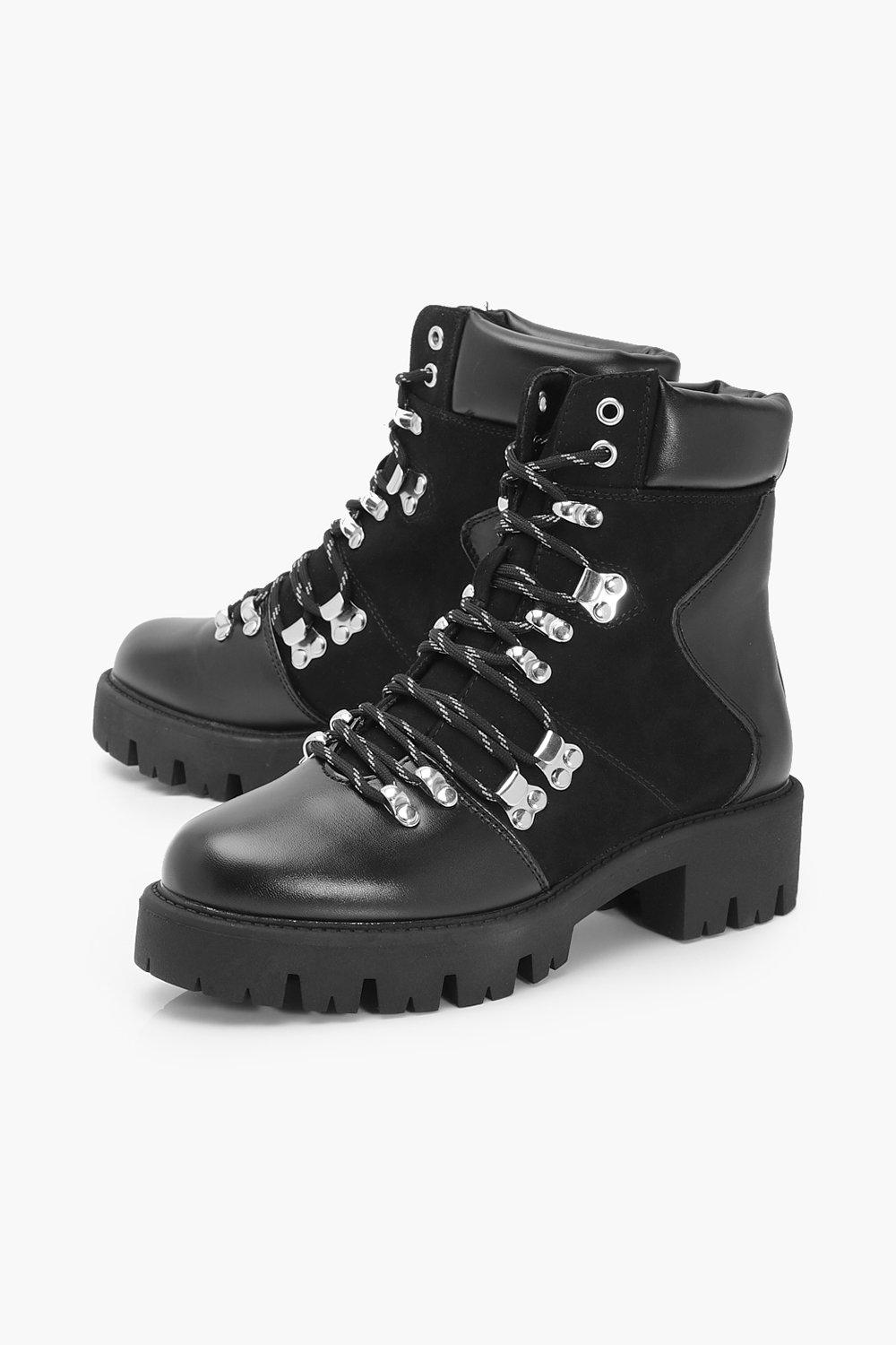 lace up cleated boots