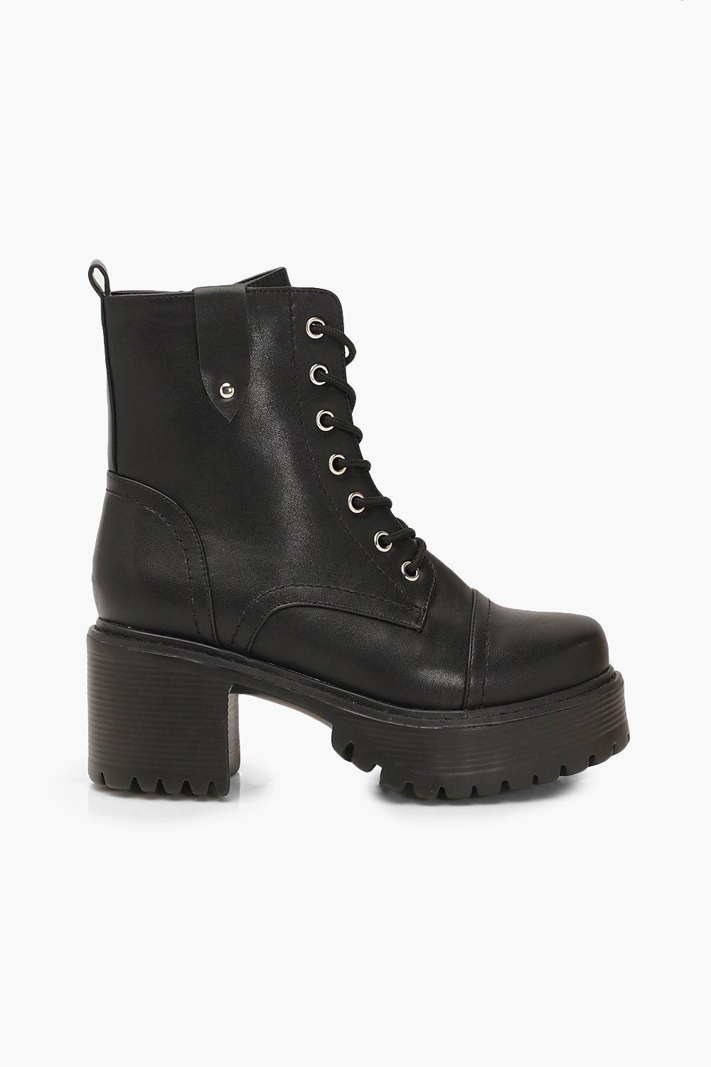 Hiker boots heels hot sale