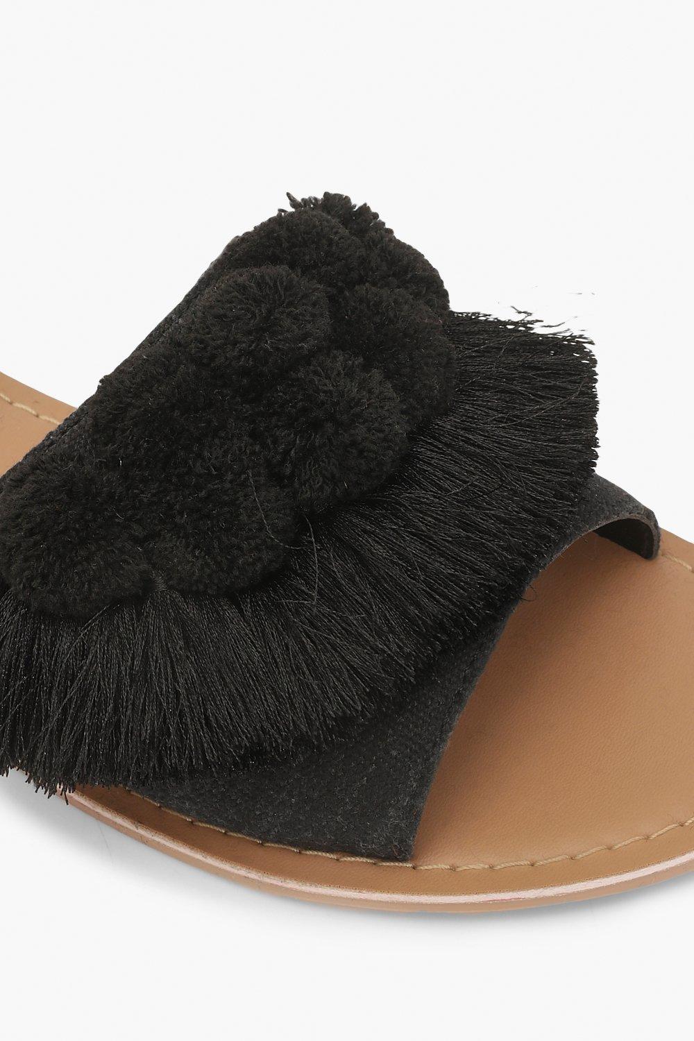 Wide fit clearance fur sliders