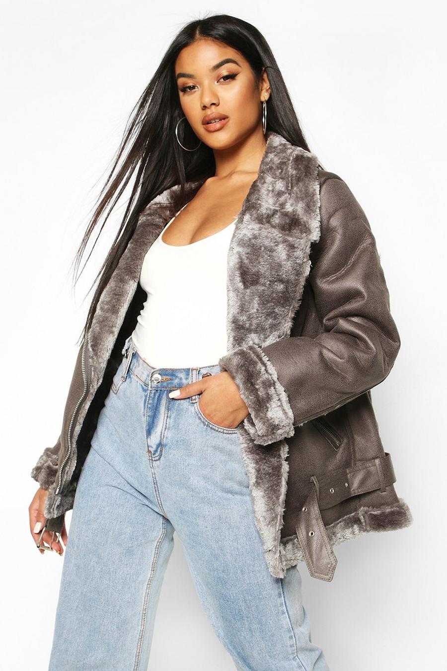 Faux Fur Lined Aviator image number 1