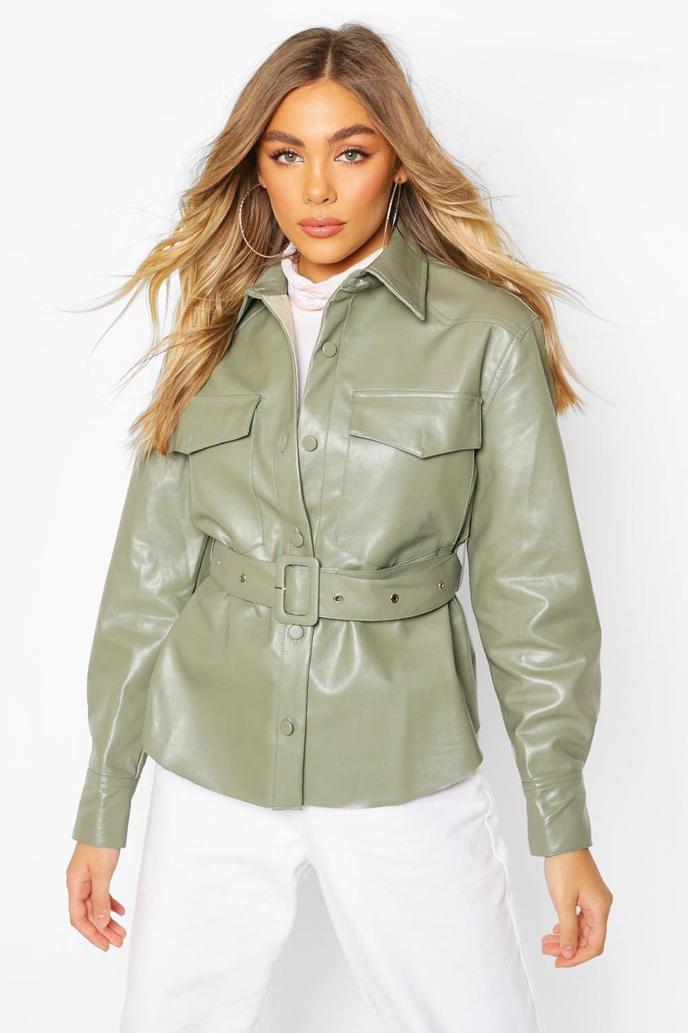 boohoo leather jeans