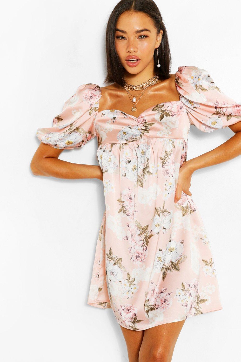 boohoo babydoll dress