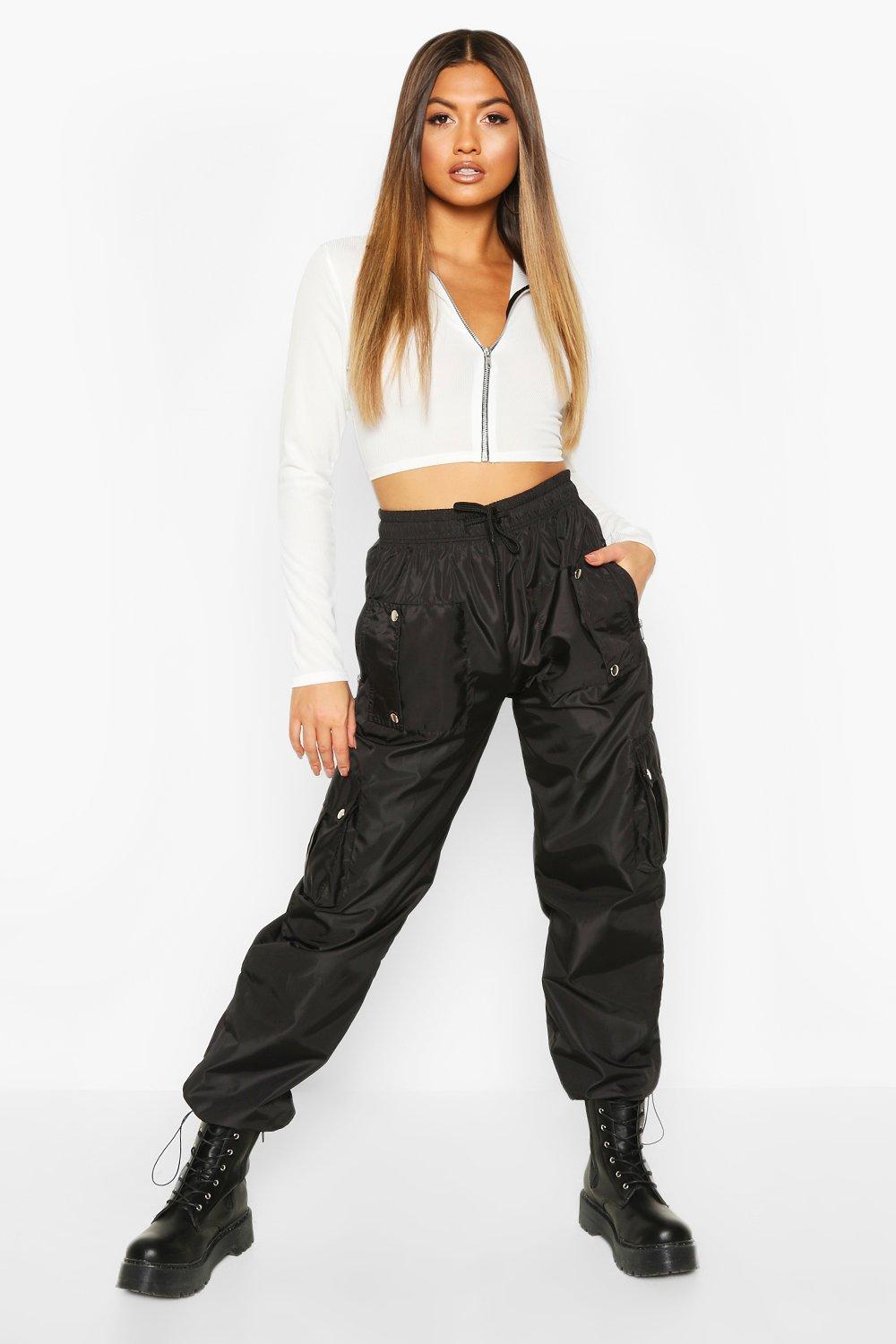 zip front crop top