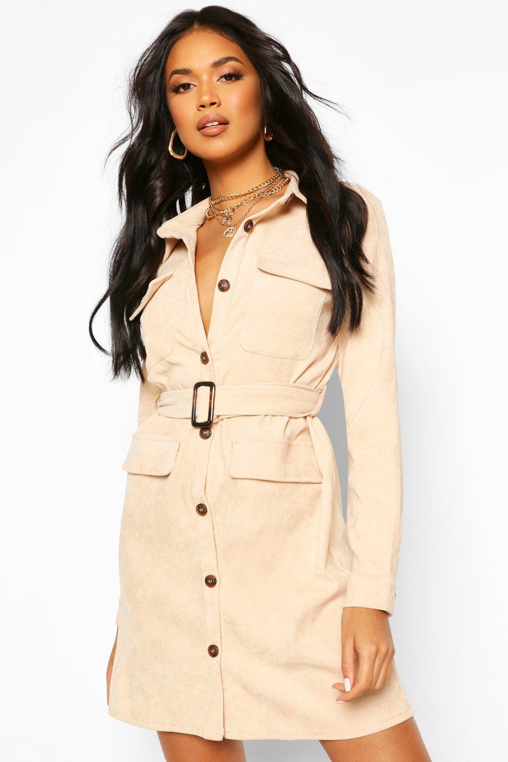 boohoo utility dress