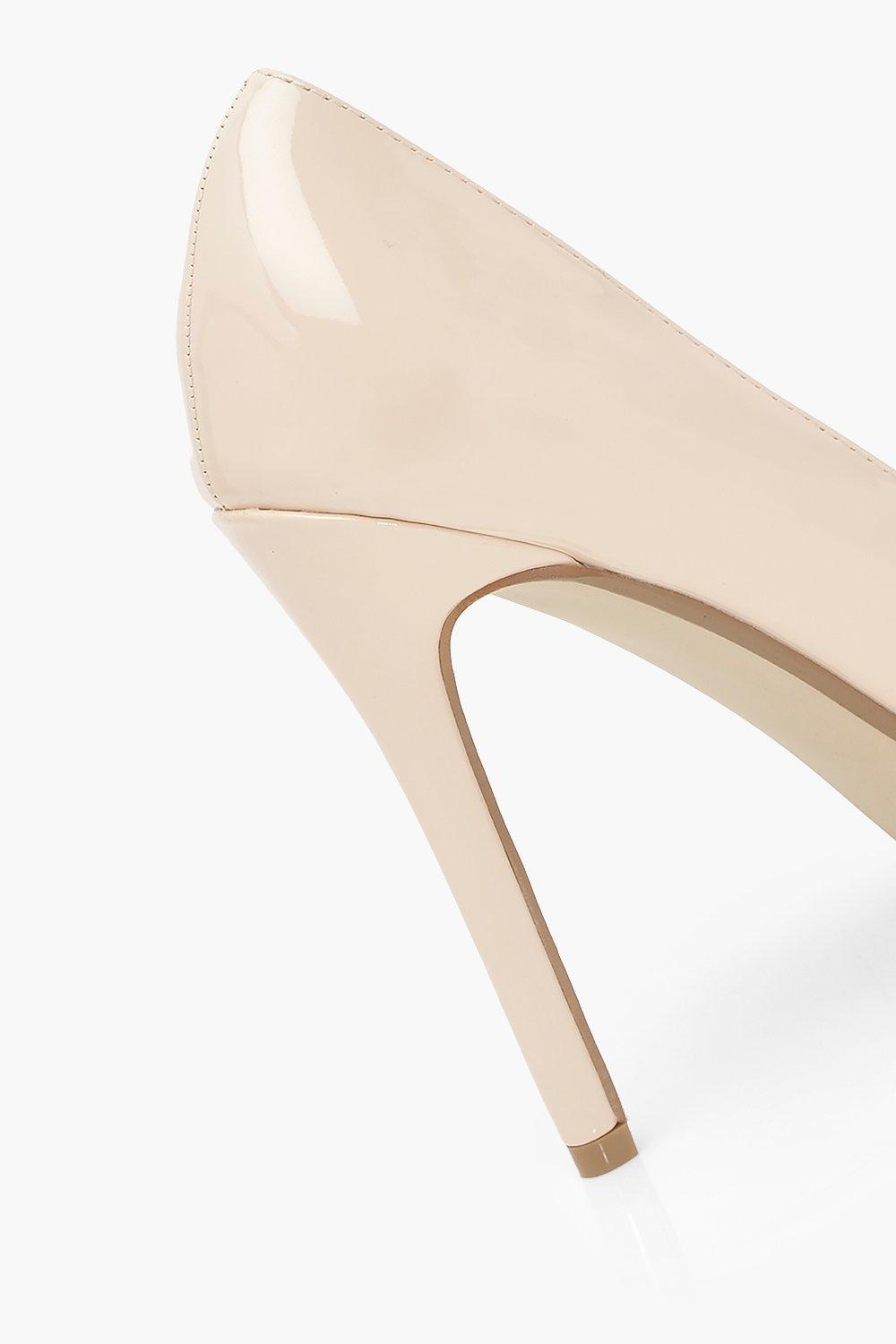 Nude shoes boohoo best sale