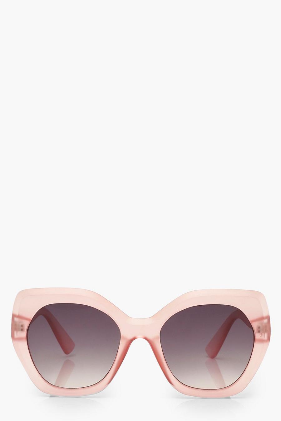 Frosted Oversized Sunglasses, Pink image number 1