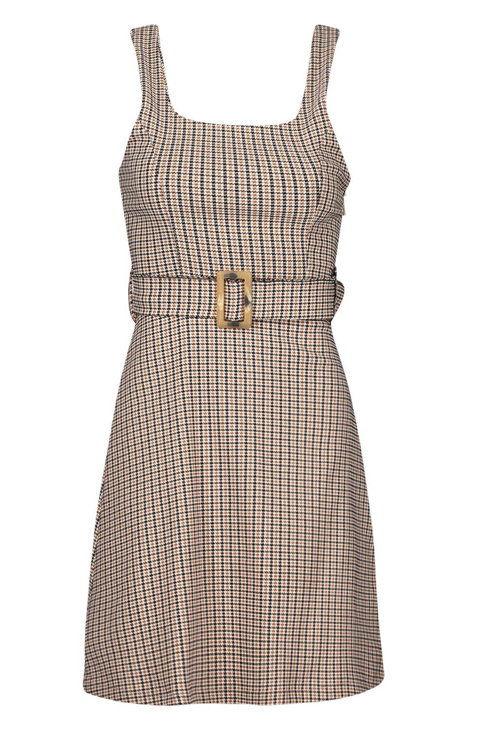 Checked pinafore dress primark sale