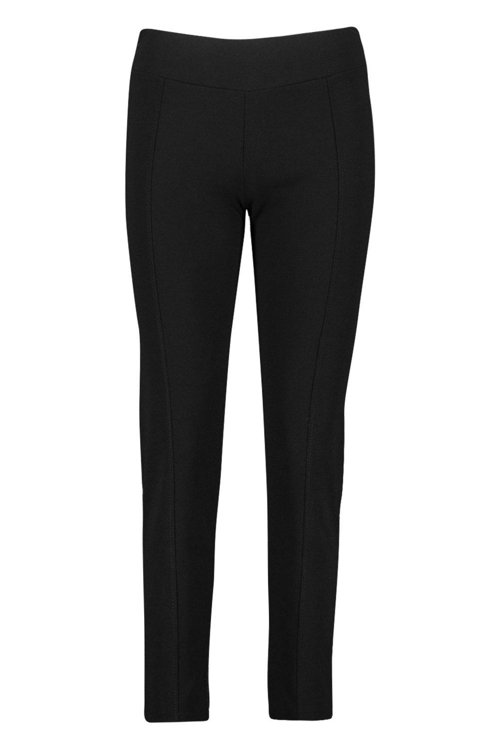 black skinny stretch pants