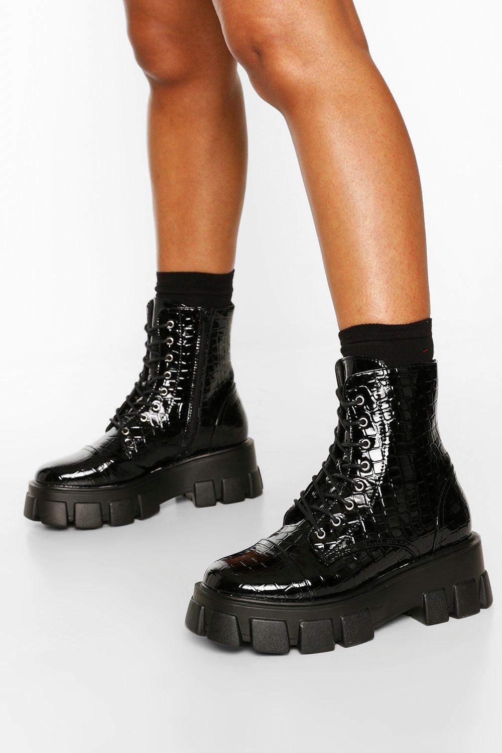 boohoo wide fit boots