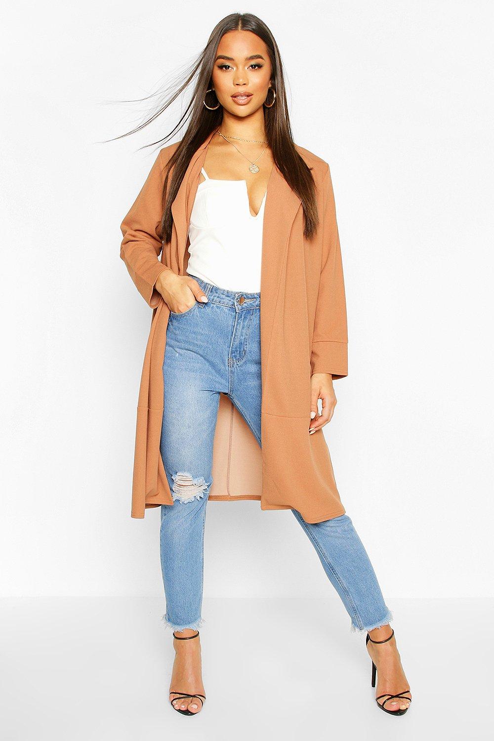 tailored duster jacket