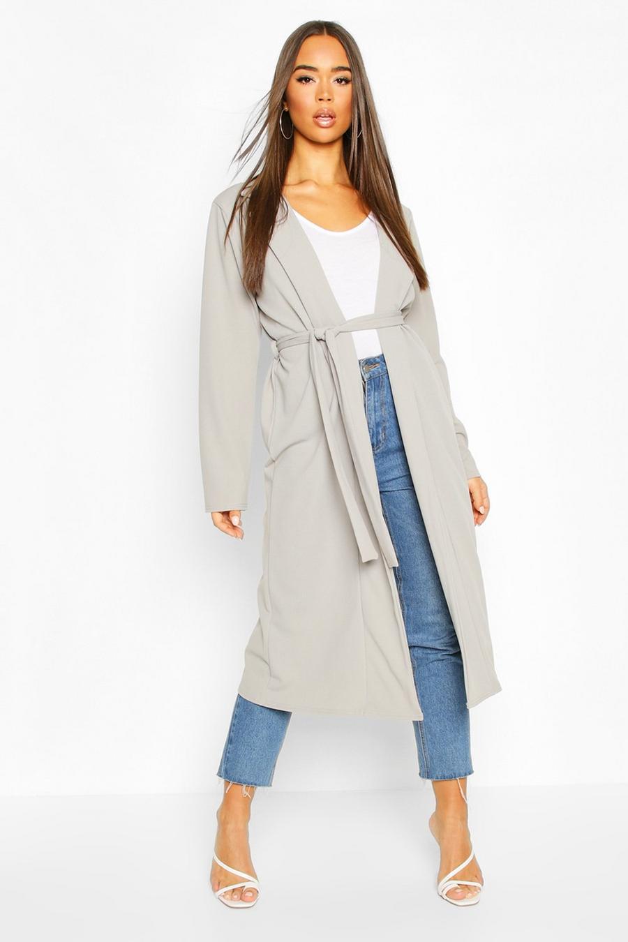 Maxi Crepe Duster Coat image number 1