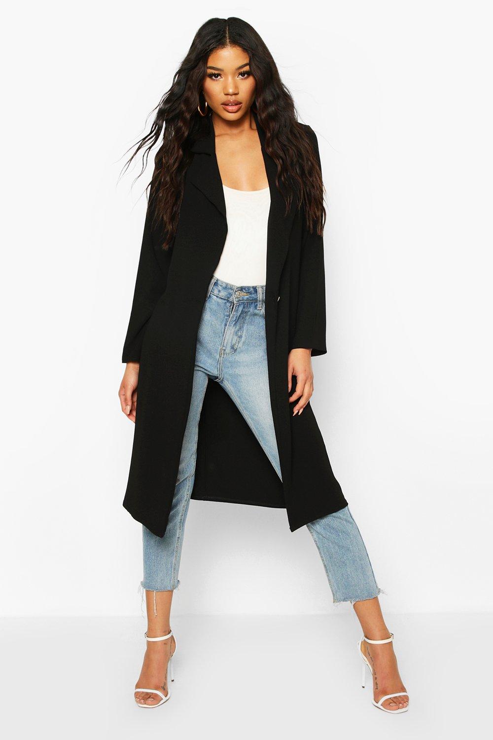 tailored duster jacket